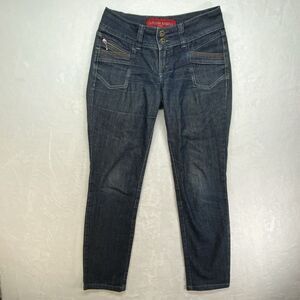 Claudia Rabelo Jeans Womens 29x31.5 low rise‎ dark wash Denim y2k - flaw